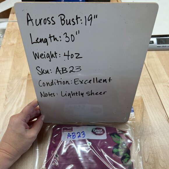 Soft Surroundings Bouquet of Roses Floral Short Sleeve Tunic Purple Size Small - Picture 14 of 14